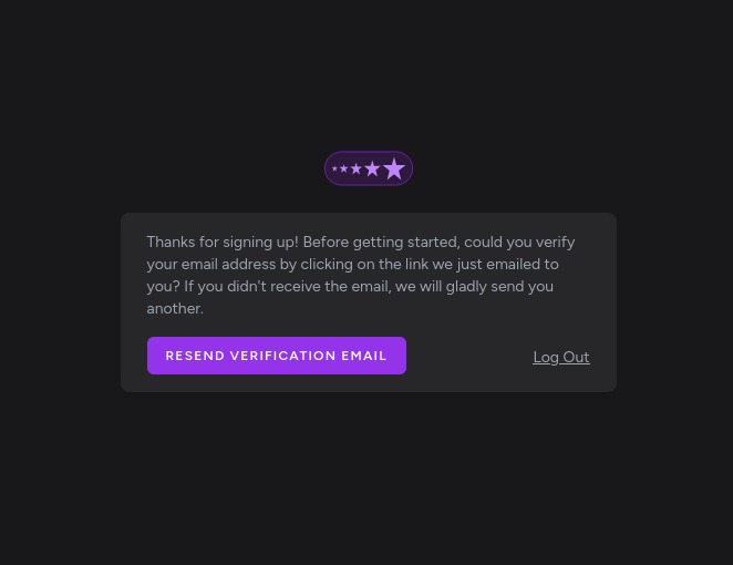 Verify Email Address